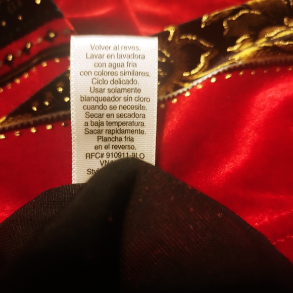 Vintage White Stag Velvety floral Christmas retro long sleeve Size XL - Picture 13 of 15